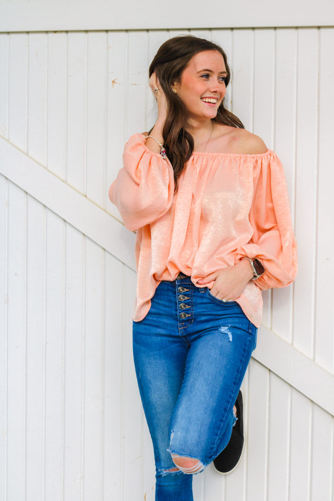 Sunday Brunch Satin Top